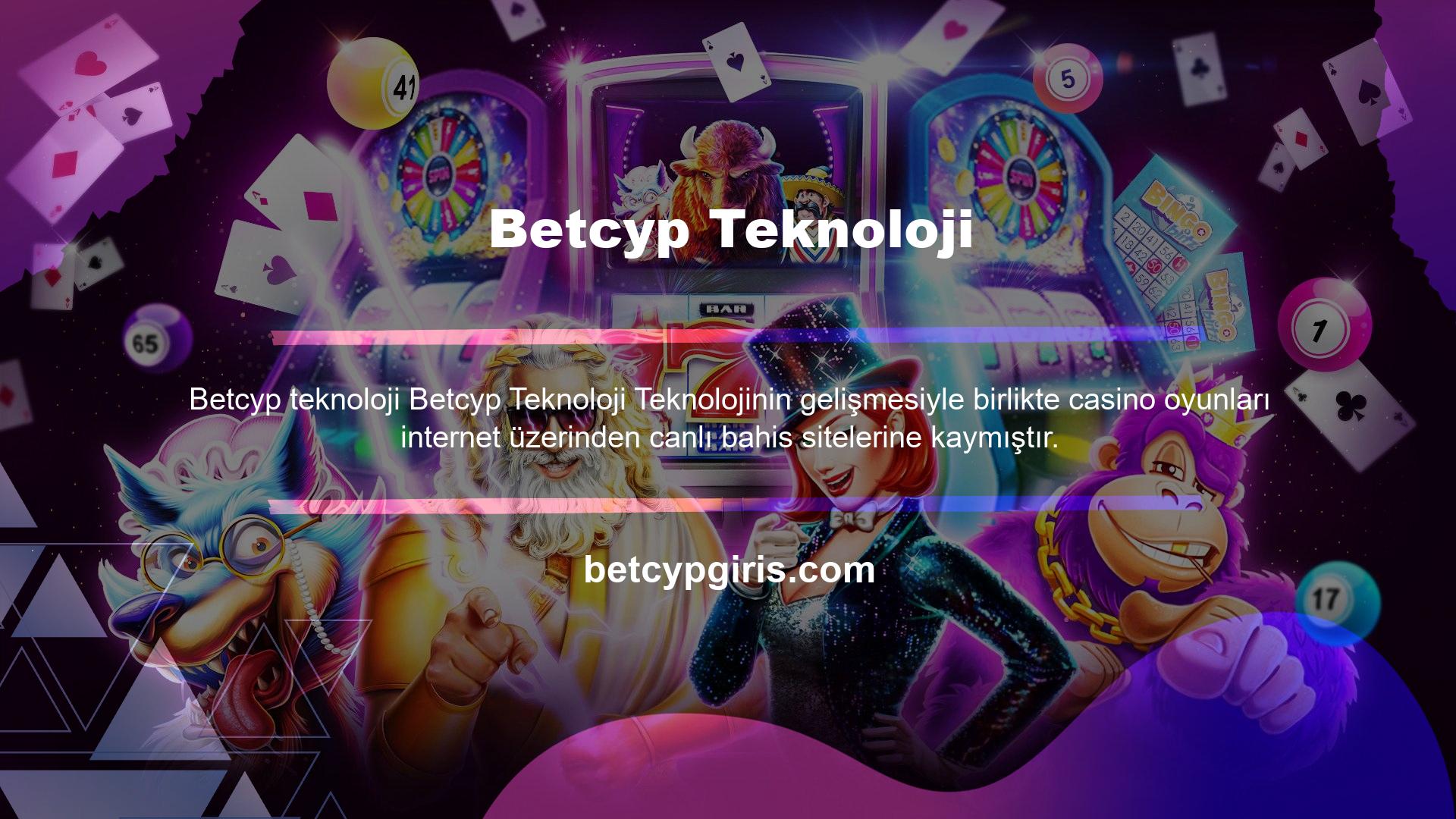 Betcyp canlı bahis sitesi de Türkiye'nin en sevilen bahis sitelerinden biridir